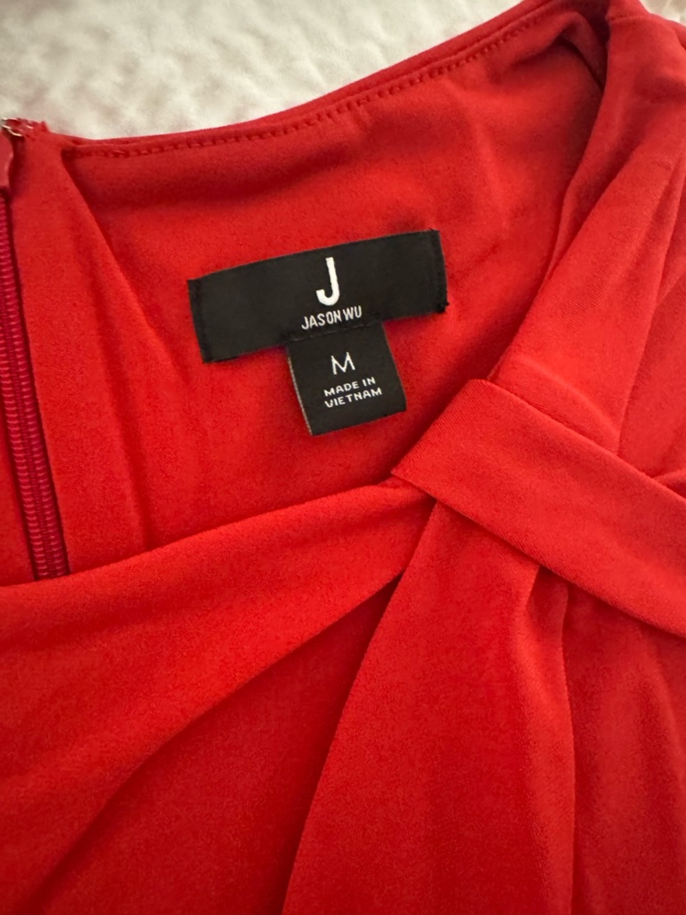 Jason Wu Women’s City Sleeveless Red Wide-Leg Jumpsuit - Picture 4 of 7